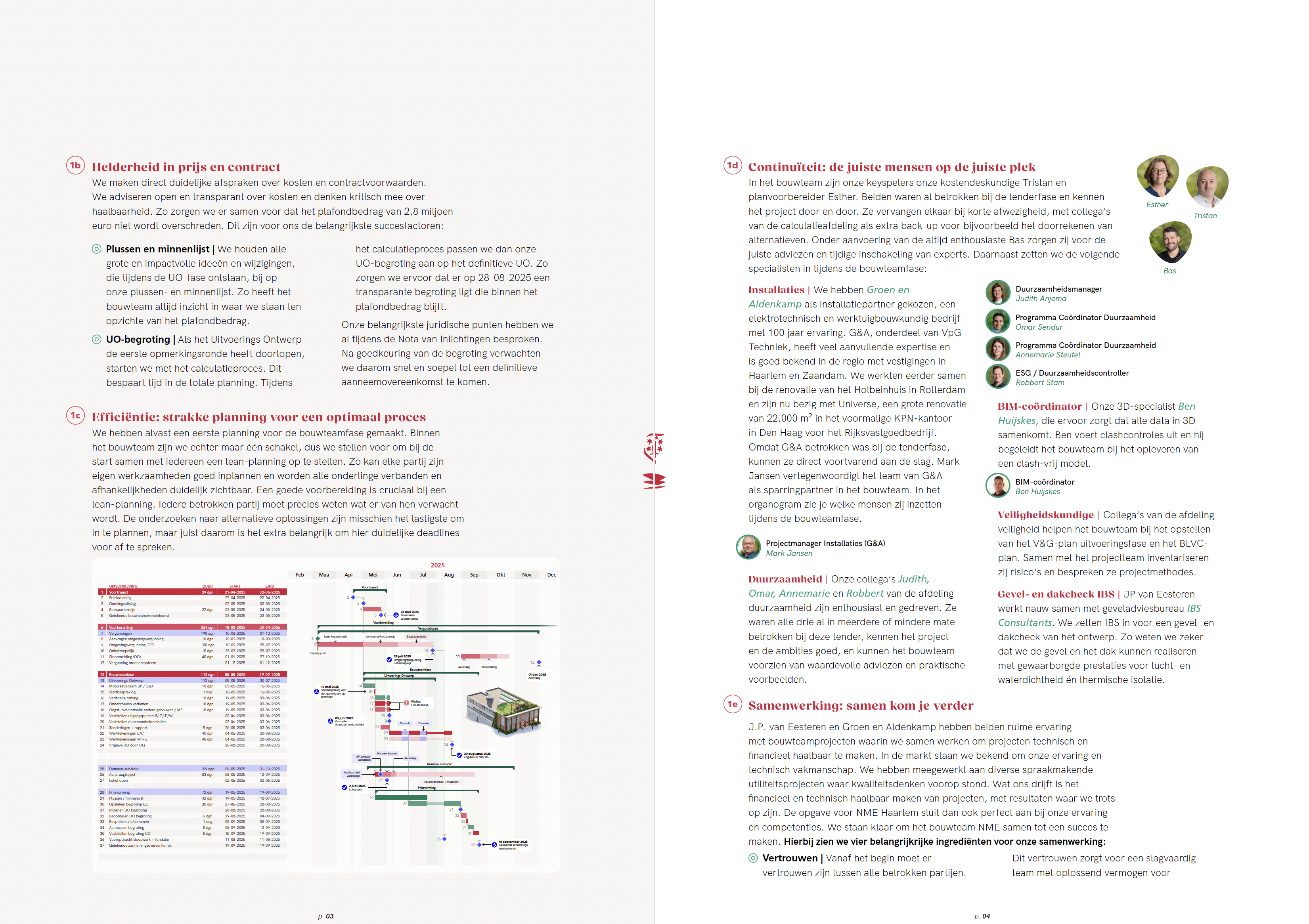NME Haarlem duurzaam educatiecentrum tenderstrategie
